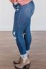 Picture of PLUS SIZE SKINNY DISTRESSED JEANS